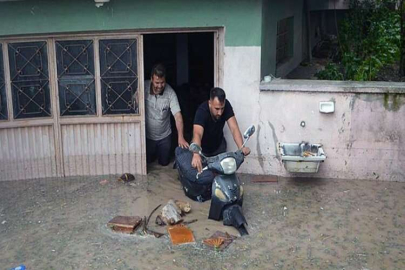 Savaştepe’yi Yağmur Ve Dolu Vurdu