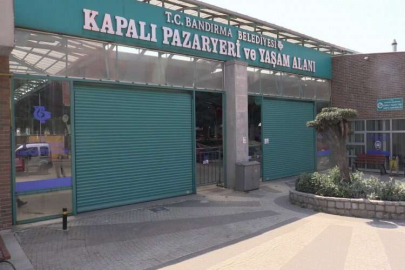 KAPALI PAZAR YERİNE İZİN ÇIKTI