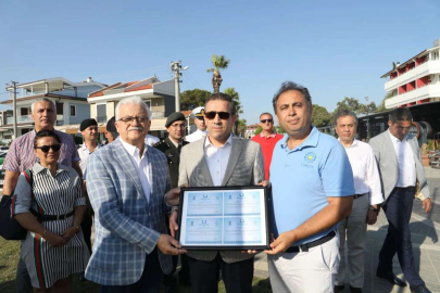 BURHANİYE'DE MAVİ BAYRAKLI PLAJLAR 7 OLDU