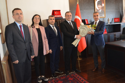 KAYMAKAM ATASOY, ERDEK TAPU MÜDÜRÜ’NÜ AĞIRLADI