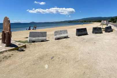 EDİNCİK ALTI PLAJINA ARAÇ GİRİŞİ YASAKLANDI