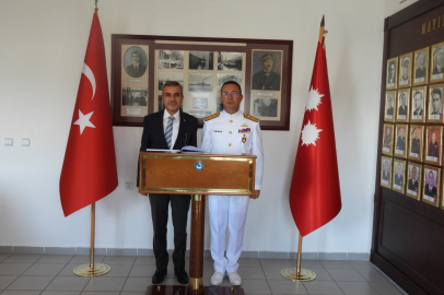 YENİ ERDEK MAYIN FİLO KOMUTANI GÖREVE BAŞLADI