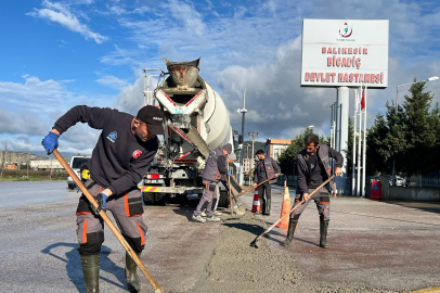 Bigadiç Devlet Hastanesi Çevresi Yeniden Düzenlendi