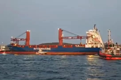 Çanakkale Boğazı’nda yangın paniği! Boğaz trafiği yeniden açıldı