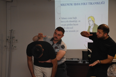 BÜYÜKŞEHİR’DEN PERSONELE İLK YARDIM EĞİTİMİ