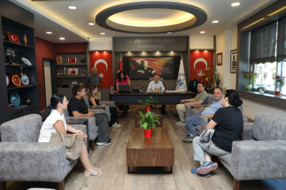 BİLEK GÜREŞİ ŞAMPİYONLARI MEHMET ERTAŞ’LA BULUŞTU