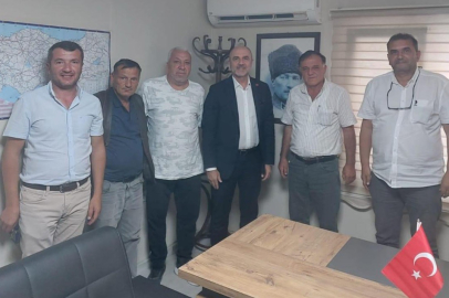 BAŞKAN AYDIN DİNÇER’DEN NAKLİYECİLER KOOPERATİFİ'NE ZİYARET