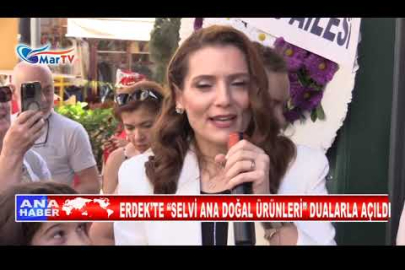 ERDEK’TE “SELVİ ANA DOĞAL ÜRÜNLERİ” DUALARLA AÇILDI