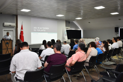 BÜYÜKŞEHİR’DE İŞ SAĞLIĞI VE GÜVENLİĞİ UZMANLARI BİLGİLENDİRİLDİ