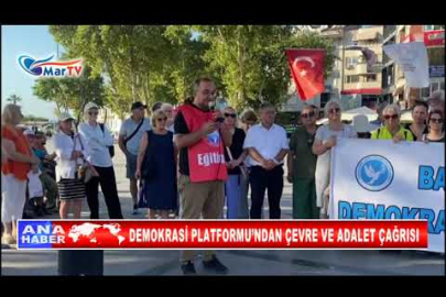 DEMOKRASİ PLATFORMU’NDAN ÇEVRE VE ADALET ÇAĞRISI