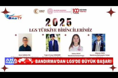 BANDIRMA’DAN LGS’DE BÜYÜK BAŞARI