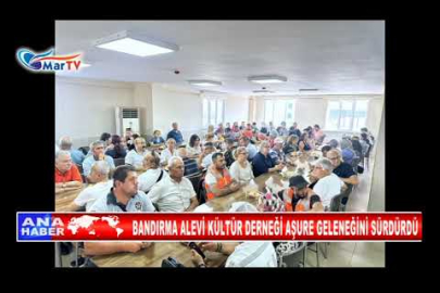 BANDIRMA ALEVİ KÜLTÜR DERNEĞİ AŞURE GELENEĞİNİ SÜRDÜRDÜ