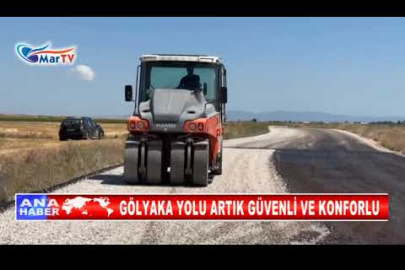 GÖLYAKA YOLU ARTIK GÜVENLİ VE KONFORLU
