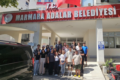 ÖĞRENCİLER MARMARA ADASI’NIN GÜZELLİKLERİNİ KEŞFETTİ
