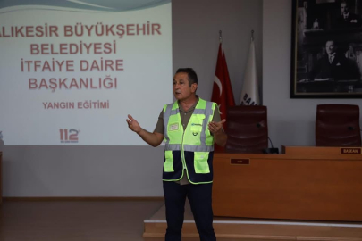 BANDIRMA BELEDİYESİ’NDEN AFET FARKINDALIĞINA YÖNELİK TATBİKAT