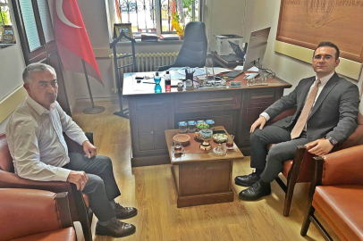 MANYAS’TA ADLİ GÖREVE YENİ BAŞLAYAN HAKİM VE SAVCIYA ZİYARET