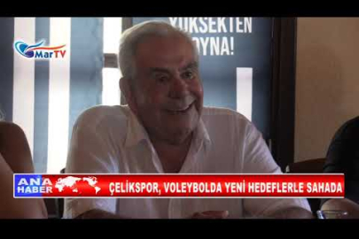 ÇELİKSPOR, VOLEYBOLDA YENİ HEDEFLERLE SAHADA