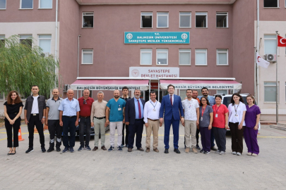 MÜDÜR ÇAVDAR SAVAŞTEPE DEVLET HASTANESİ’NDE ÇALIŞMALARI İNCELEDİ