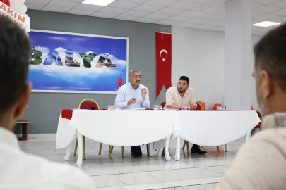 BAŞKAN GAGA, MUHTARLARLA İSTİŞARE TOPLANTISINDA BULUŞTU