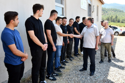MÜDÜR ŞEN’DEN ATEŞ SAVAŞÇILARINA BAŞARI DİLEĞİ