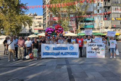 BANDIRMA’DA DÜNYA BARIŞ GÜNÜ'NDE ORTAK ÇAĞRI