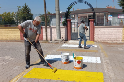 BİGADİÇ’TE OKUL ÖNLERİ GÜVENLİ HALE GETİRİLİYOR