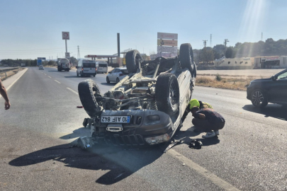 BALIKESİR-BURSA YOLUNDA TRAFİK KAZASI