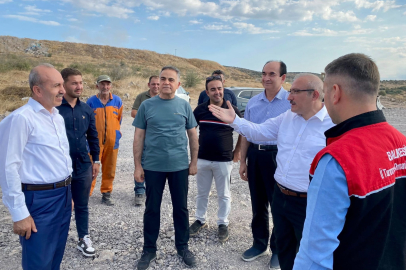 GÖNEN SERA BÖLGESİ’NDE ALTYAPI ÇALIŞMALARI SÜRÜYOR