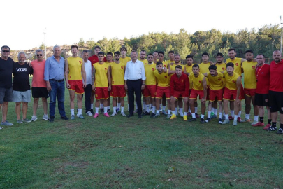 BAŞKAN ERGİN’DEN KÜÇÜKKÖYSPOR’A SEZON DESTEĞİ