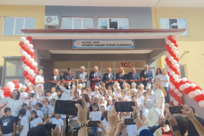 ERDEK’TE AVUKAT HASAN TOZUN İLKOKULU AÇILDI