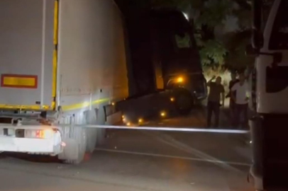 BANDIRMA-GÖNEN KARAYOLUNDA TIR KAZASI