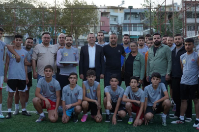 BAŞKAN ERGİN, YENİ MAHALLESPOR’U UNUTMADI