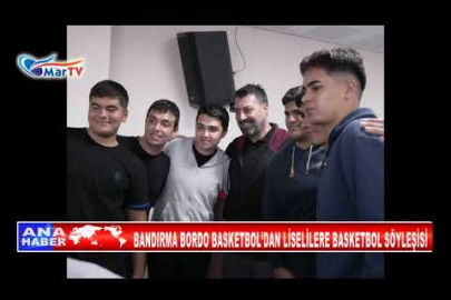 BANDIRMA BORDO BASKETBOL’DAN LİSELİLERE BASKETBOL SÖYLEŞİSİ