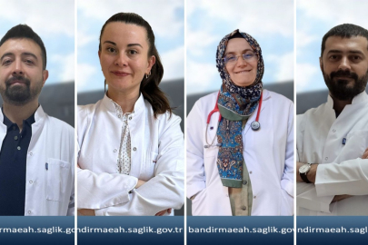 BANDIRMA EĞİTİM VE ARAŞTIRMA KADROSUNA 4 YENİ UZMAN KATILDI