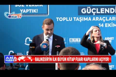 BALIKESİR’İN İLK BÜYÜK KİTAP FUARI KAPILARINI AÇIYOR
