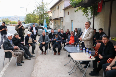 CANBEY KARESİ’DE ESNAF VE ÜRETİCİYLE BULUŞTU