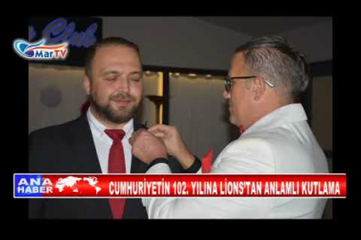 CUMHURİYETİN 102 YILINA LİONS’TAN ANLAMLI KUTLAMA