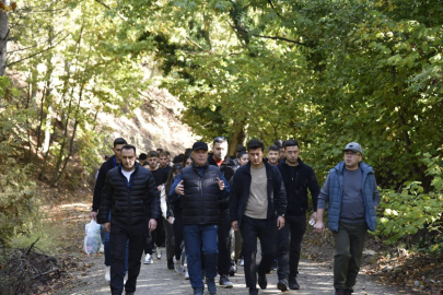 DURSUNBEY’DE DMYO ÖĞRENCİLERİYLE SONBAHAR YÜRÜYÜŞÜ