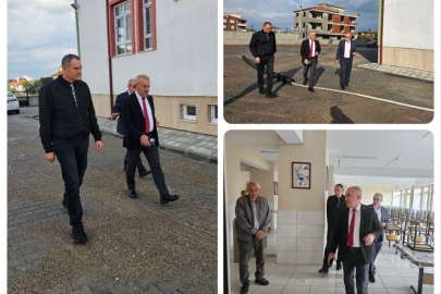 SINDIRGI’DA DEPREM SONRASI OKULLAR İNCELENDİ