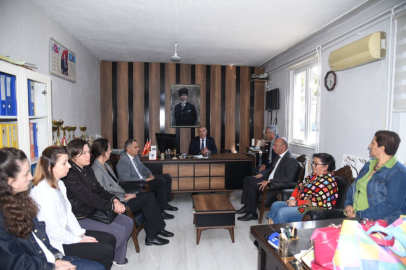 AYVALIK’TA EĞİTİM YATIRIMLARI VE ÇALIŞMALAR YERİNDE İNCELENDİ