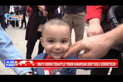 SMA’YI ERKEN TEDAVİYLE YENEN KARAN’DAN UMUT DOLU GÖRÜNTÜLER