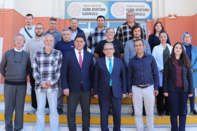 EDREMİT İLÇE MİLLİ EĞİTİM MÜDÜRÜ MİNİKLERLE BULUŞTU