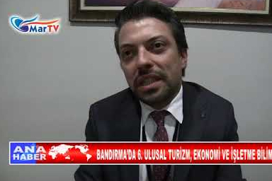 BANDIRMA’DA 6 ULUSAL TURİZM, EKONOMİ VE İŞLETME BİLİMLERİ KONGRESİ