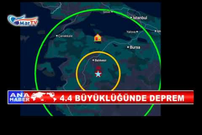 4 4 BÜYÜKLÜĞÜNDE DEPREM