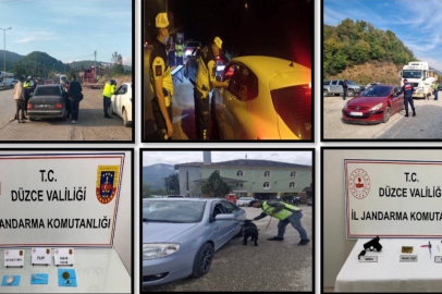 Düzce Jandarması'ndan şok uygulama... 29 aranan kişi yakalandı!