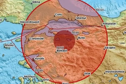 BANDIRMA SABAHA DEPREMLE UYANDI