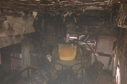 GÖNEN’DE İŞ YERİNDE YANGIN