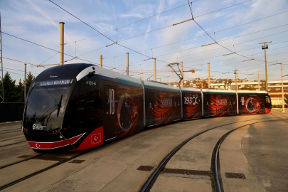 Kocaeli’de otobüs ve tramvaylarda Ata’ya saygı