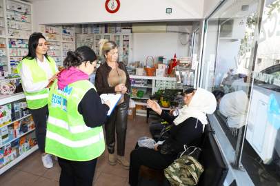 İzmir Narlıdere’de esnafın ihtiyaçları yerinde tespit ediliyor