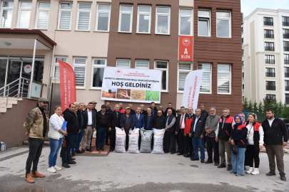 BALIKESİR’DE ÜRETİCİYE 5 TON TOHUM DESTEĞİ